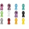Awareness Ribbon Patches Set Of 12 Different Colored Embroidered Iron On Ribbons